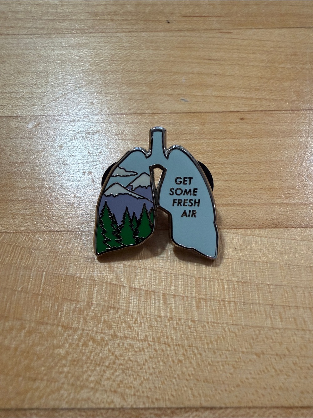 Get Some Fresh Air Pin